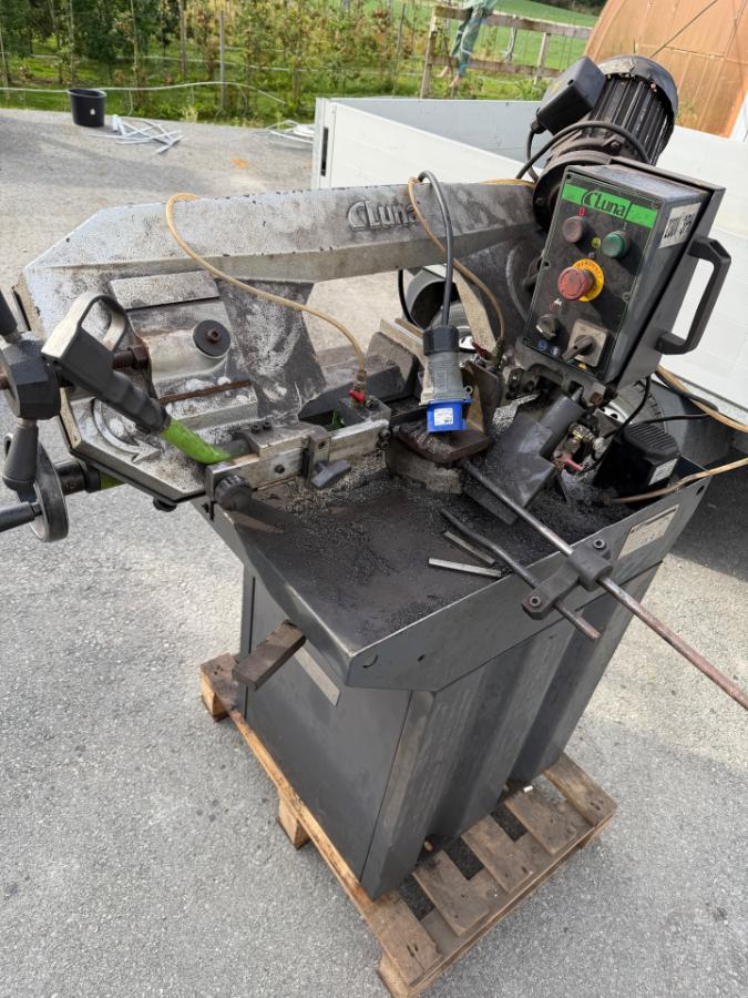 2014 Luna MBH-170 metallbåndsag – 230 V 3-fase – 2014 – testet og fungerer