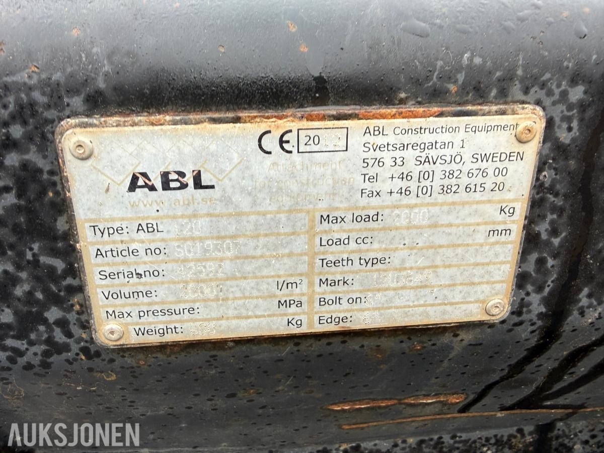 2012 CAT 908H hjullaster med ABL-skuff – 5288 timer