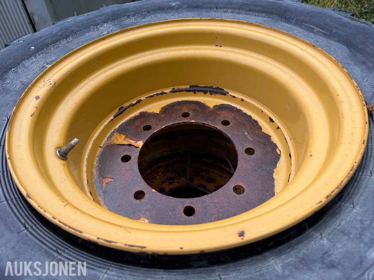 2012 CAT 908H hjullaster med ABL-skuff – 5288 timer