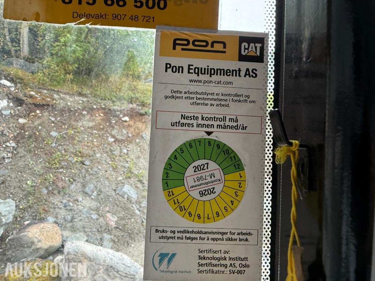 2012 CAT 908H hjullaster med ABL-skuff – 5288 timer