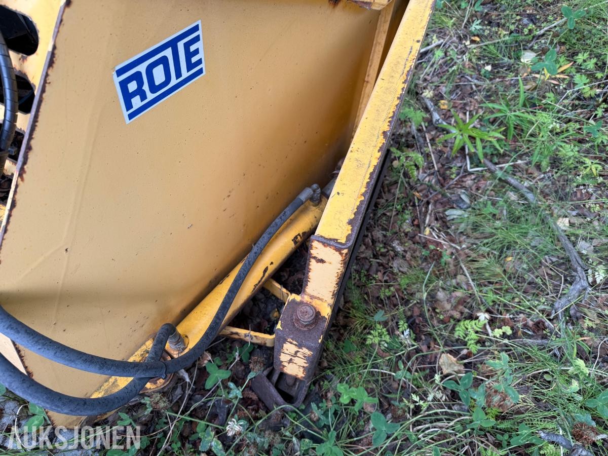 Rote 1100 hydraulisk Klappvingeskuffe, Liten BM Feste, 110 bredde
