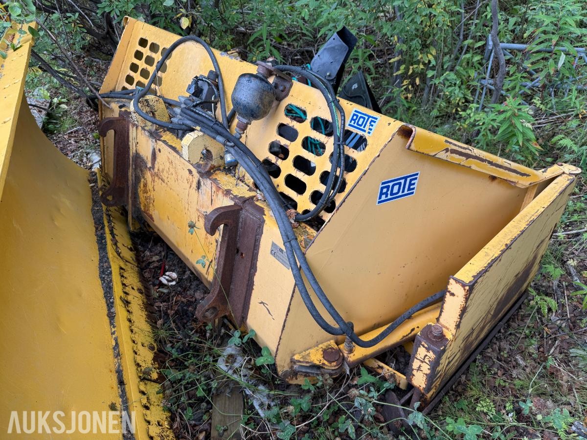 Rote 1100 hydraulisk Klappvingeskuffe, Liten BM Feste, 110 bredde
