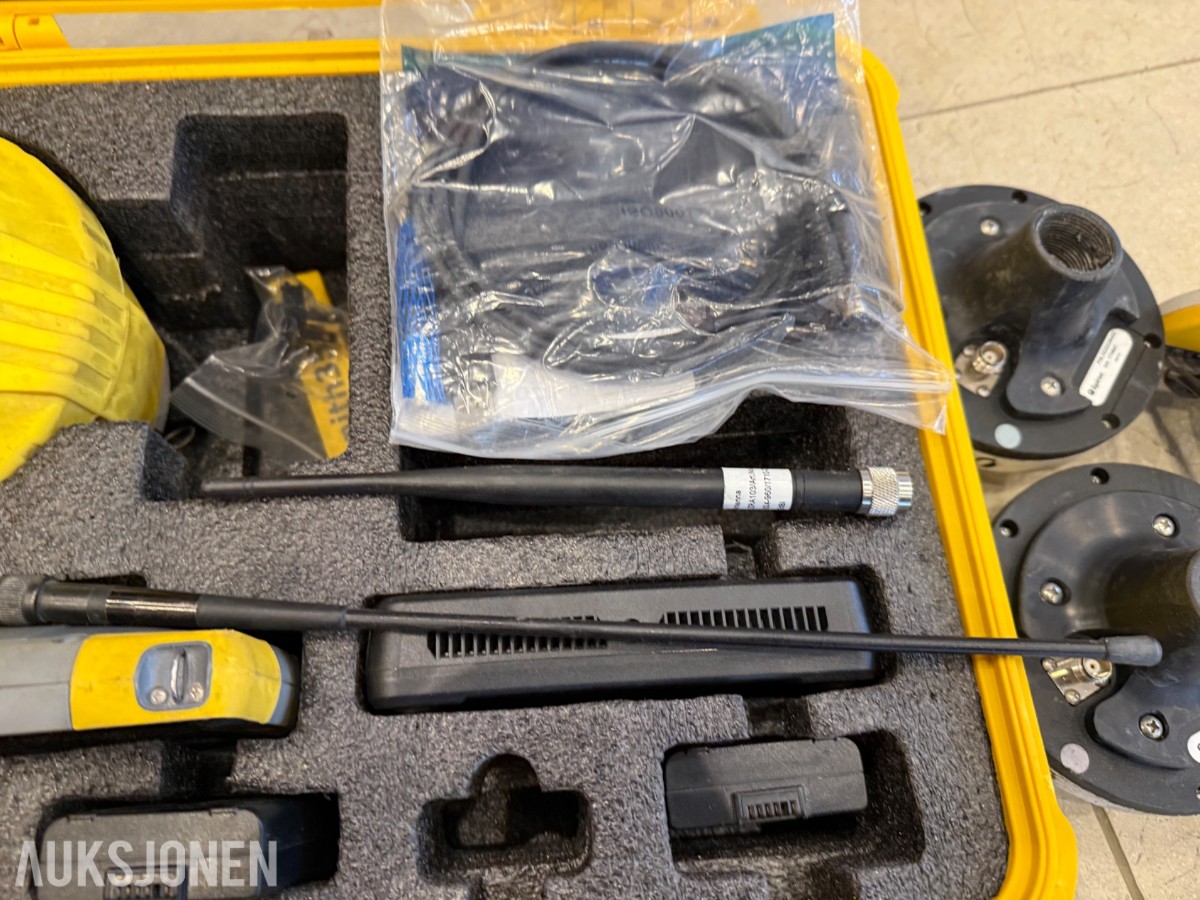 Pakke med landmålings-/GPS-utstyr – GeoMax, Epiroc og Trimble