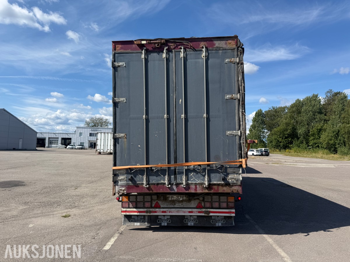 2005 Tyllis TPV 4 3-akslet flishenger med bakovertipp – reparasjonsobjekt