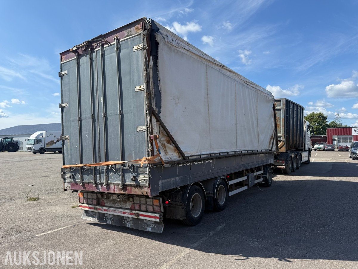 2005 Tyllis TPV 4 3-akslet flishenger med bakovertipp – reparasjonsobjekt