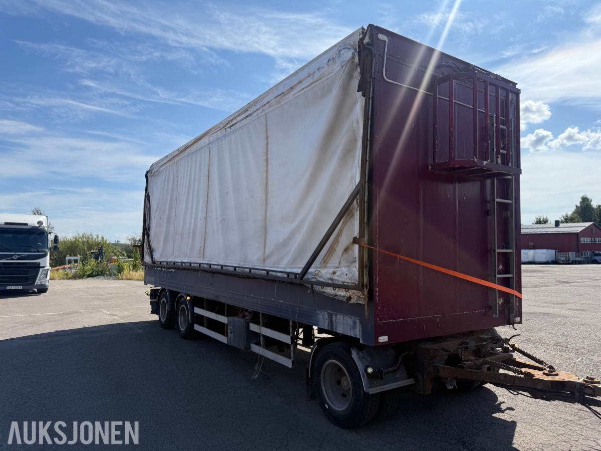 2005 Tyllis TPV 4 3-akslet flishenger med bakovertipp – reparasjonsobjekt