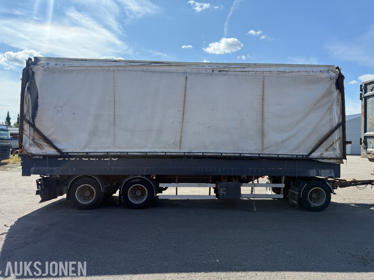 2005 Tyllis TPV 4 3-akslet flishenger med bakovertipp – reparasjonsobjekt