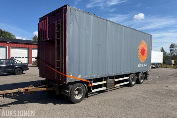 2005 Tyllis TPV 4 3-akslet flishenger med bakovertipp – reparasjonsobjekt
