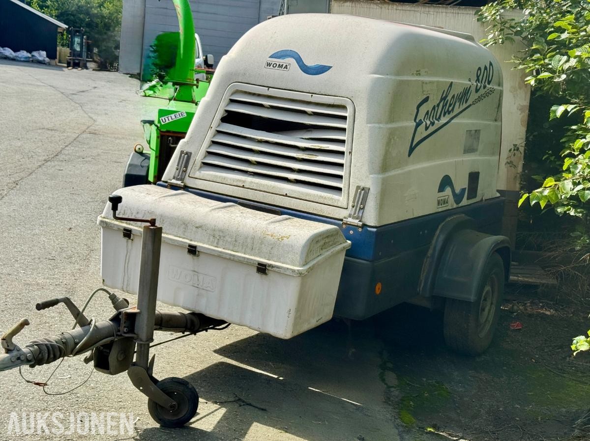 2008 WOMA Ecotherm 800 tilhengermontert høytrykksaggregat.