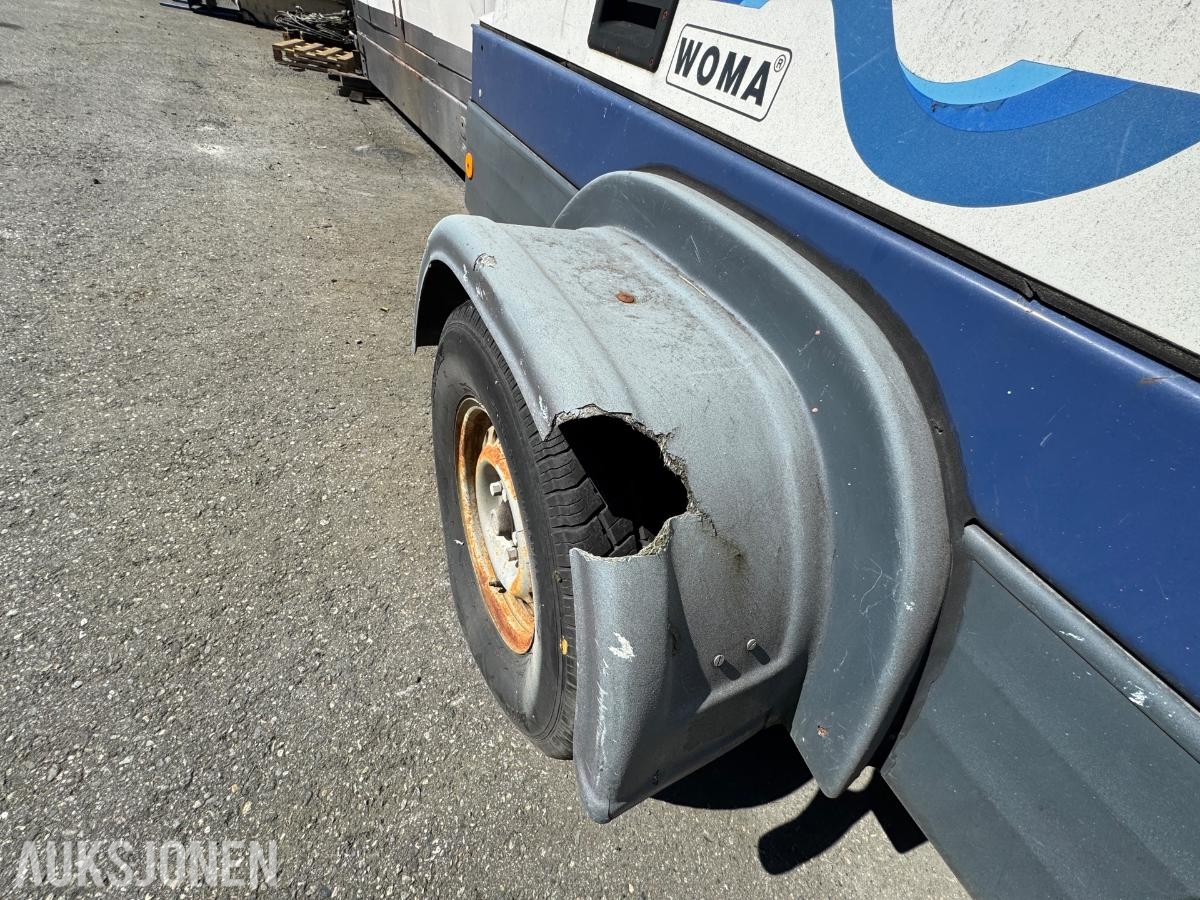 2008 WOMA Ecotherm 800 tilhengermontert høytrykksaggregat.