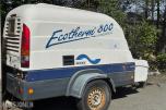 2008 WOMA Ecotherm 800 tilhengermontert høytrykksaggregat.