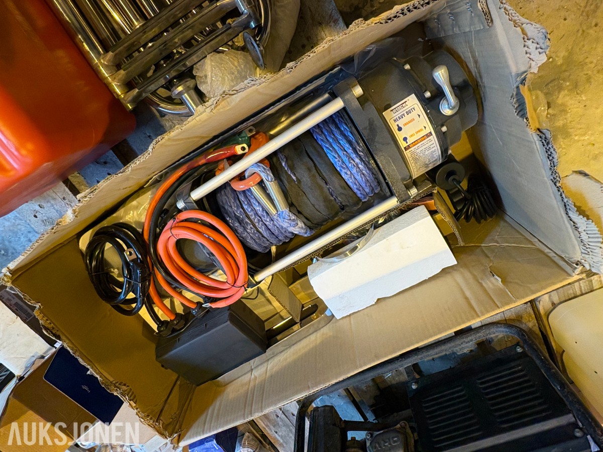 2025 Rock RH15000R elektrisk vinsj – 12 V / 6 804 kg