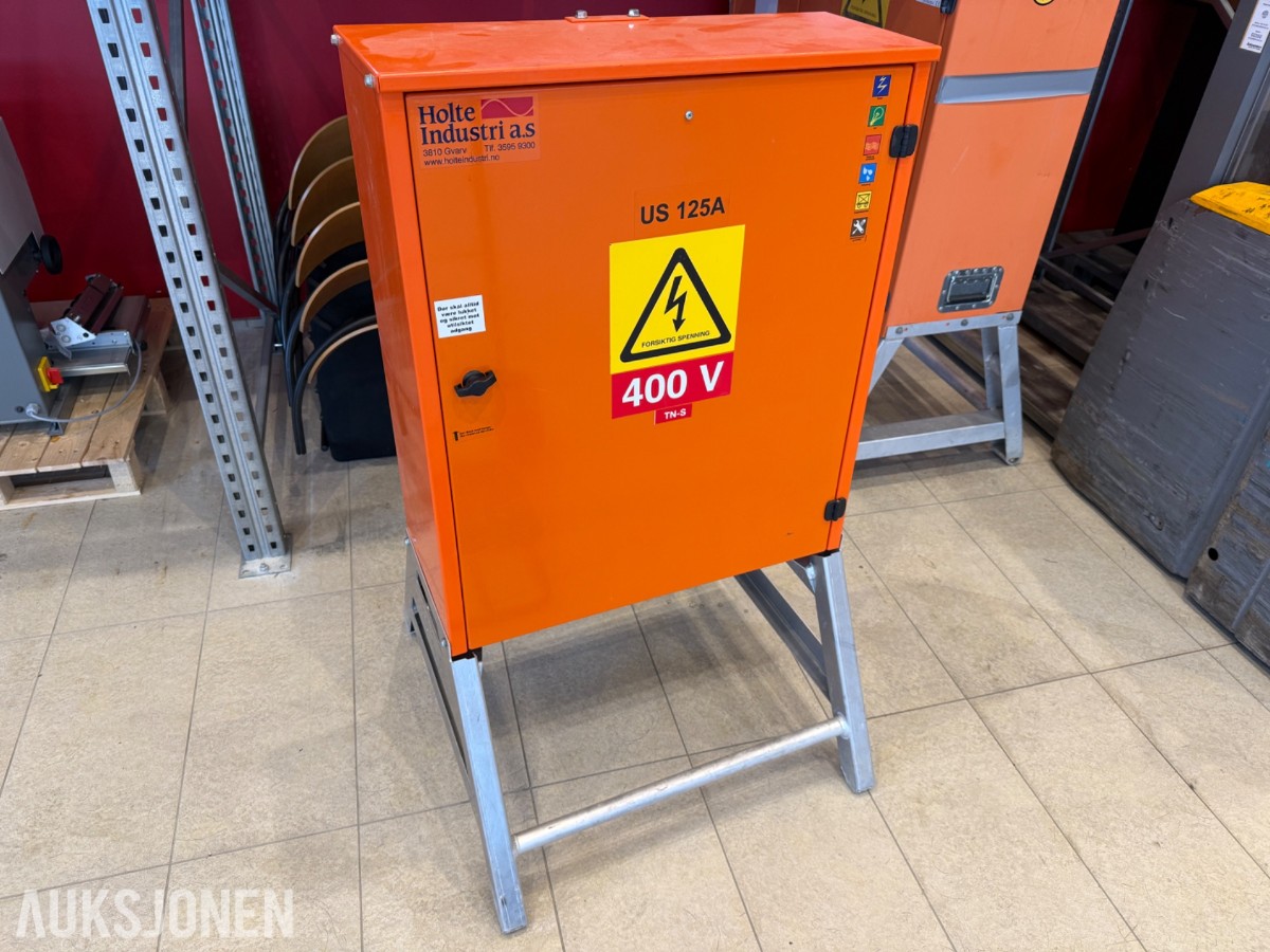 Holte Industri US 125A byggestrømsentral – 400V / 125A
