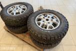 4 stk. BFGoodrich All-Terrain T/A 225/75 R16 på aluminiumsfelg