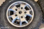 4 stk. BFGoodrich All-Terrain T/A 225/75 R16 på aluminiumsfelg