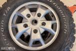 4 stk. BFGoodrich All-Terrain T/A 225/75 R16 på aluminiumsfelg