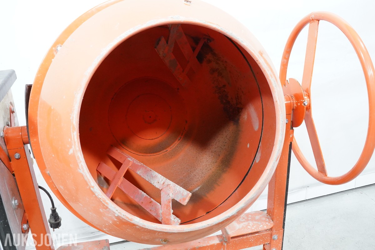 2019 SIRL B135 elektrisk betongblander – 100 liter blandevolum