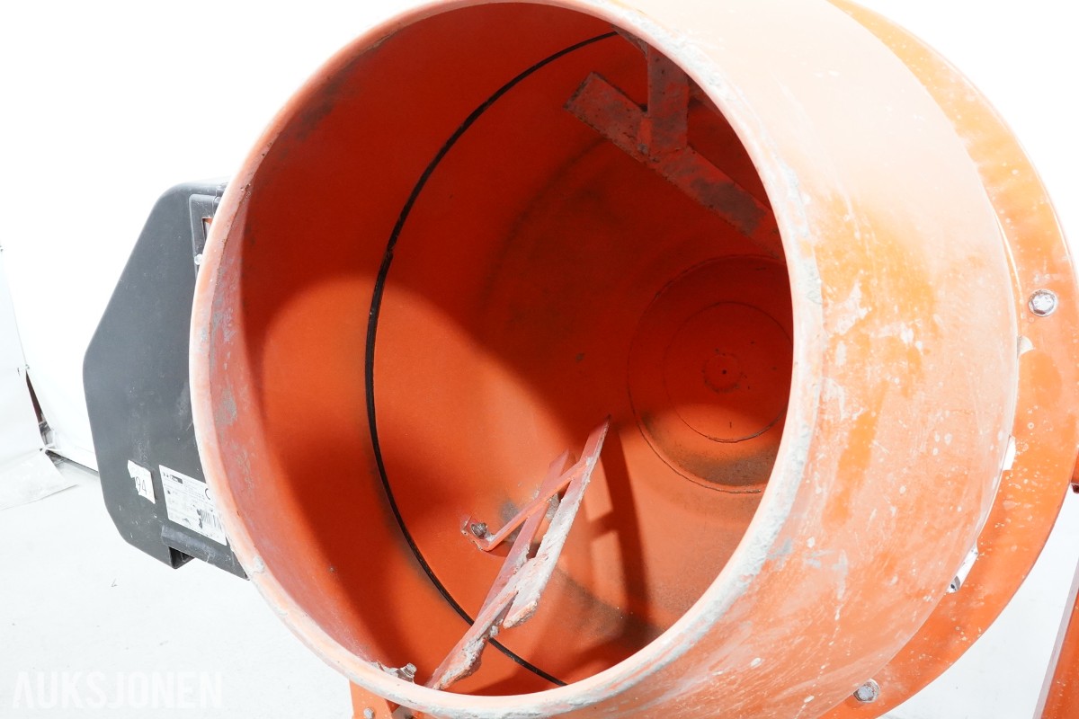 2019 SIRL B135 elektrisk betongblander – 100 liter blandevolum
