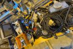 Diverse båtdeler – ledningsnett, instrumenter, gasspaker og styrewire