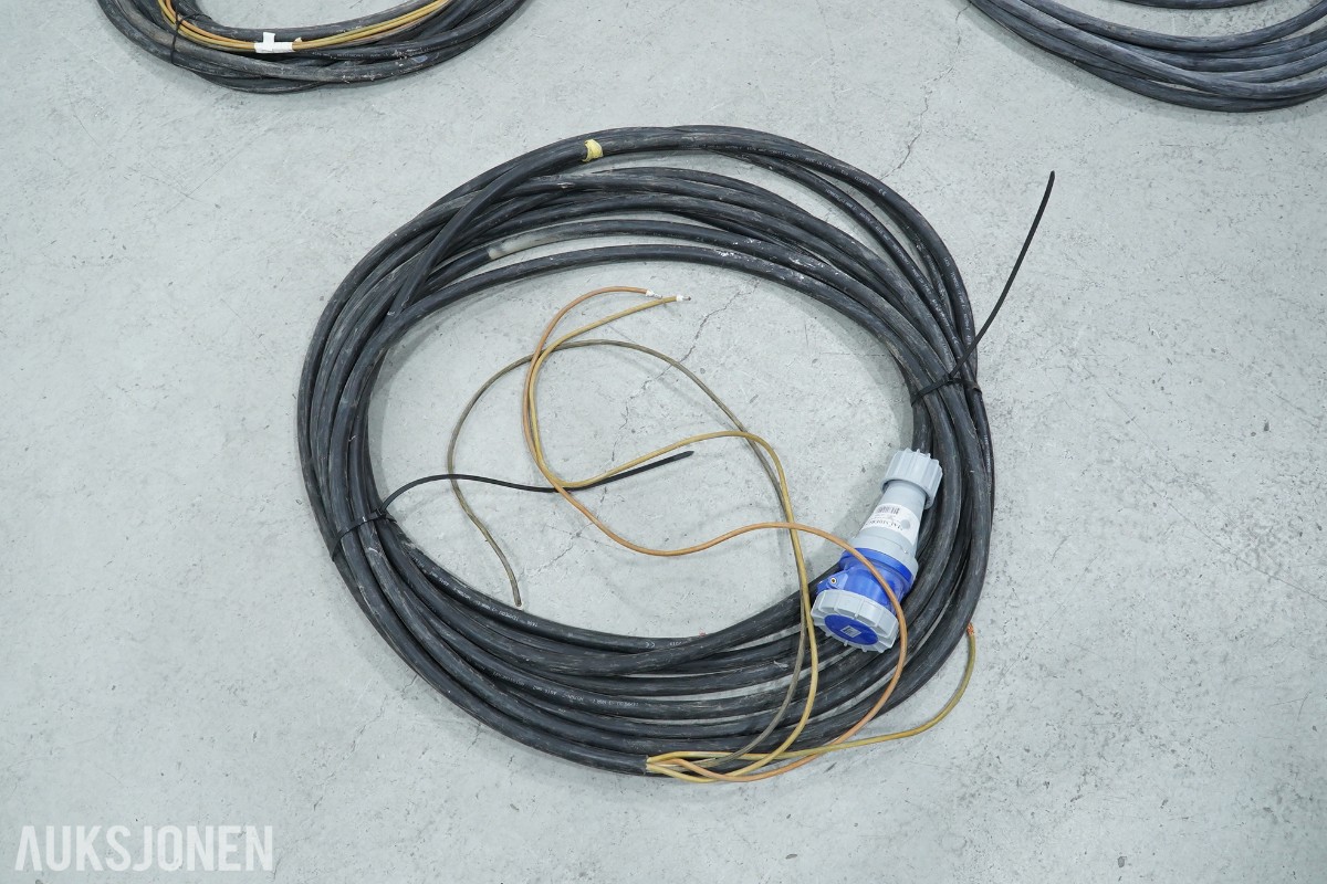 Malmbergs industrikabler 32A/63A med CEE-kontakter og overgangsboks