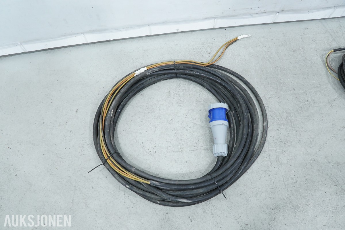 Malmbergs industrikabler 32A/63A med CEE-kontakter og overgangsboks