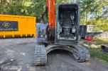 2016 Hitachi ZX85US-5A beltegraver 8 T engcon rotortilt-pusseskuffe-smalskuffe-sentralsmæring