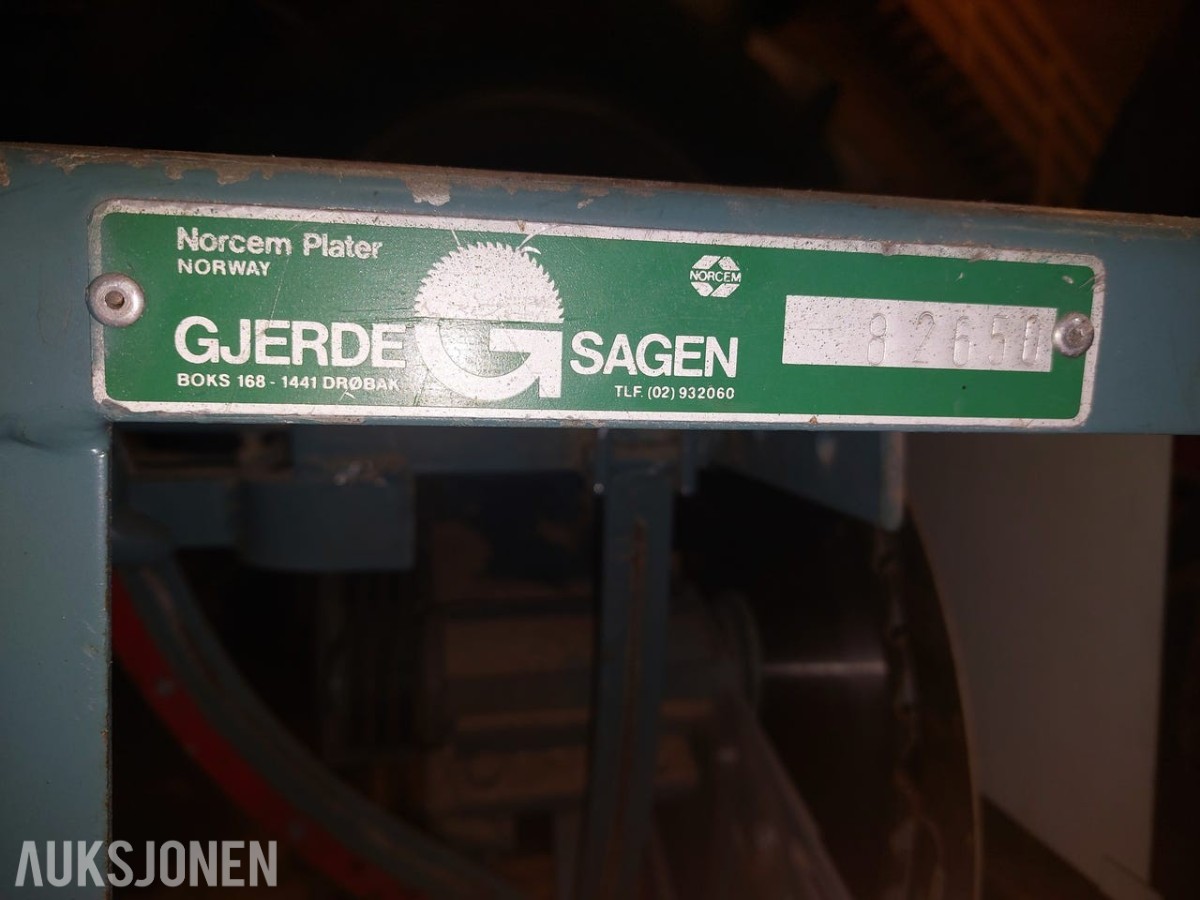 Gjerdesag 3-fas, 230V - ingen minstepris