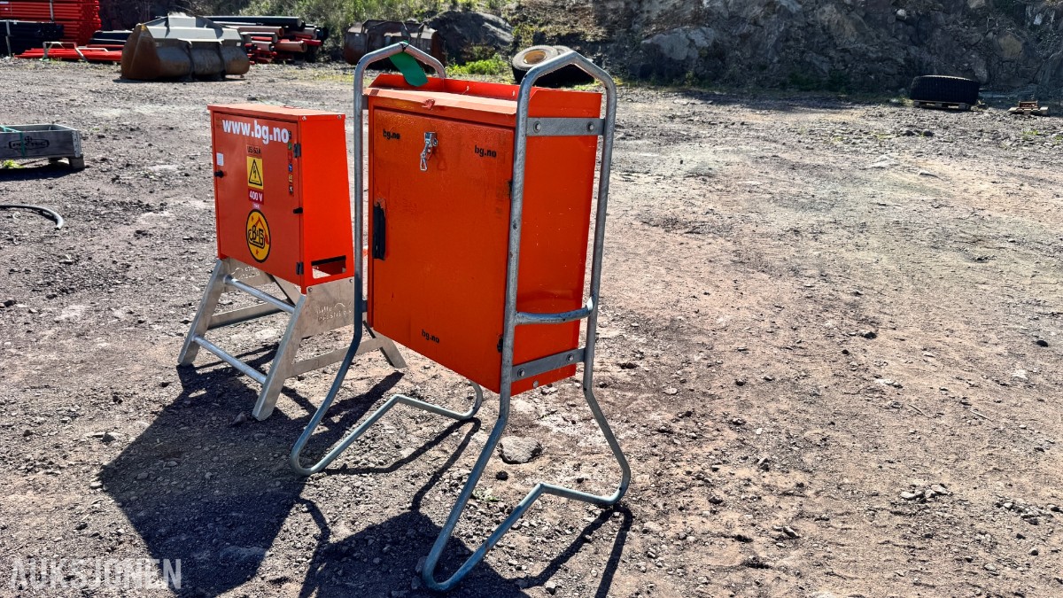 Holte Industri byggestrømsentraler – 63A / 400V - 2 stk