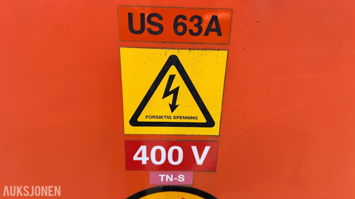 Holte Industri byggestrømsentraler – 63A / 400V - 2 stk