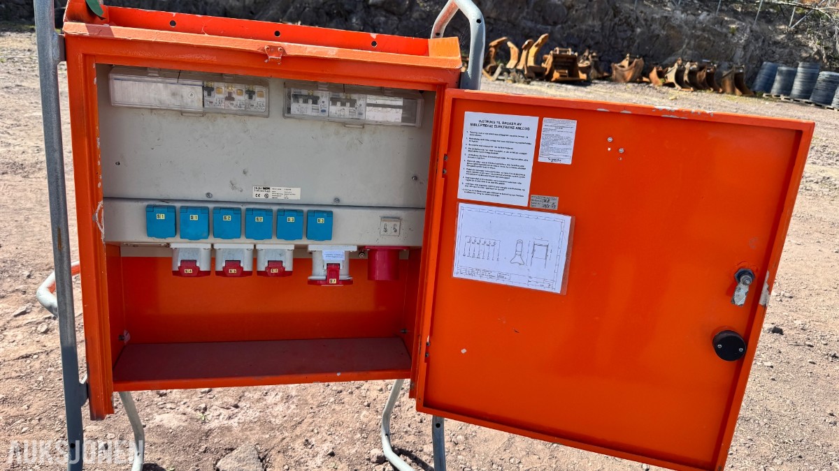 Holte Industri byggestrømsentraler – 63A / 400V - 2 stk