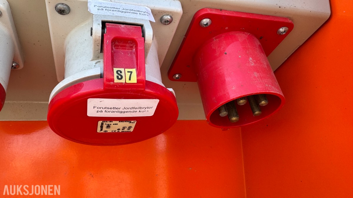 Holte Industri byggestrømsentraler – 63A / 400V - 2 stk
