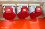 Holte Industri byggestrømsentraler – 63A / 400V - 2 stk