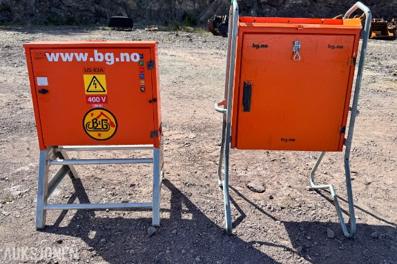 Holte Industri byggestrømsentraler – 63A / 400V - 2 stk