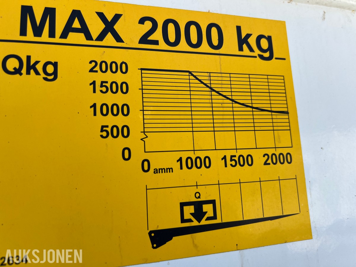 2018 Scania P 500 6x2*4NB vekselflakbil med Zepro bakløfter