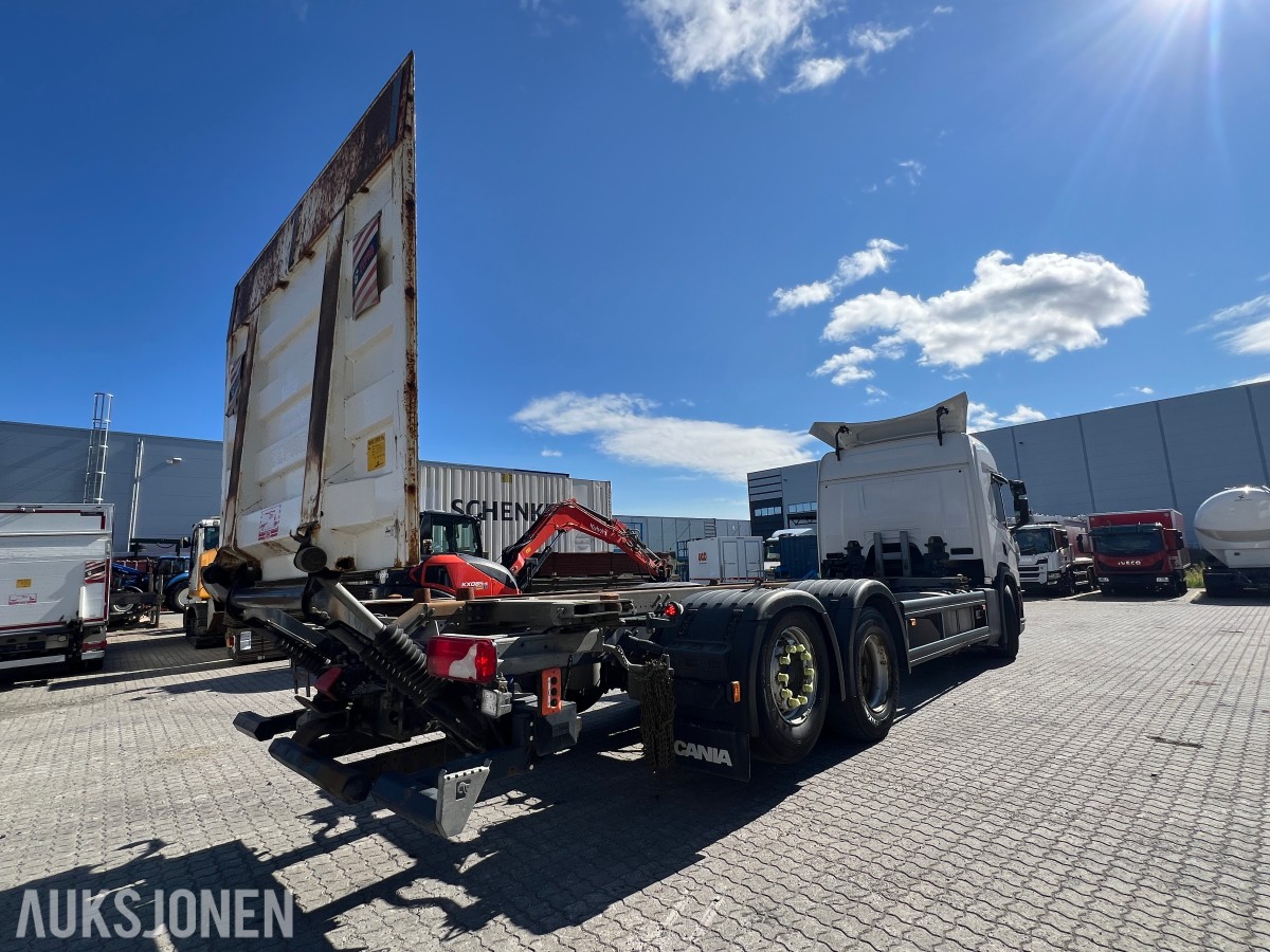 2018 Scania P 500 6x2*4NB vekselflakbil med Zepro bakløfter
