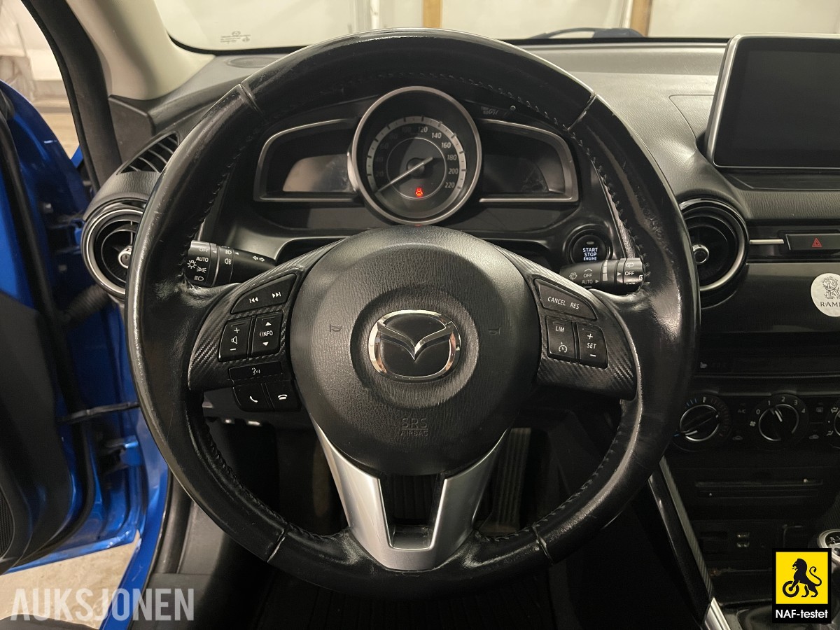 2016 Mazda 2 90HK KJØREFELTASSISTENT NAVI CRUISE NØKKELFRI