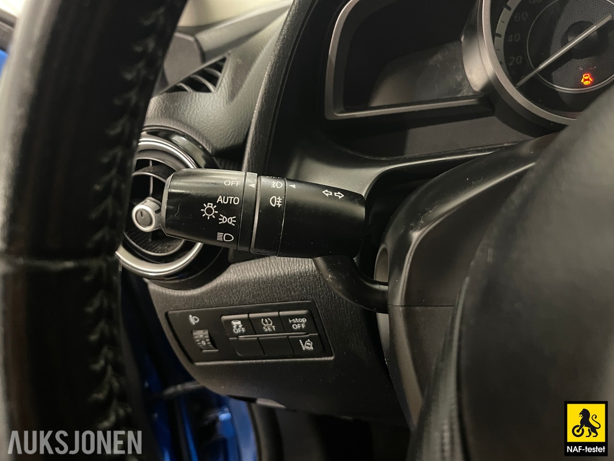 2016 Mazda 2 90HK KJØREFELTASSISTENT NAVI CRUISE NØKKELFRI