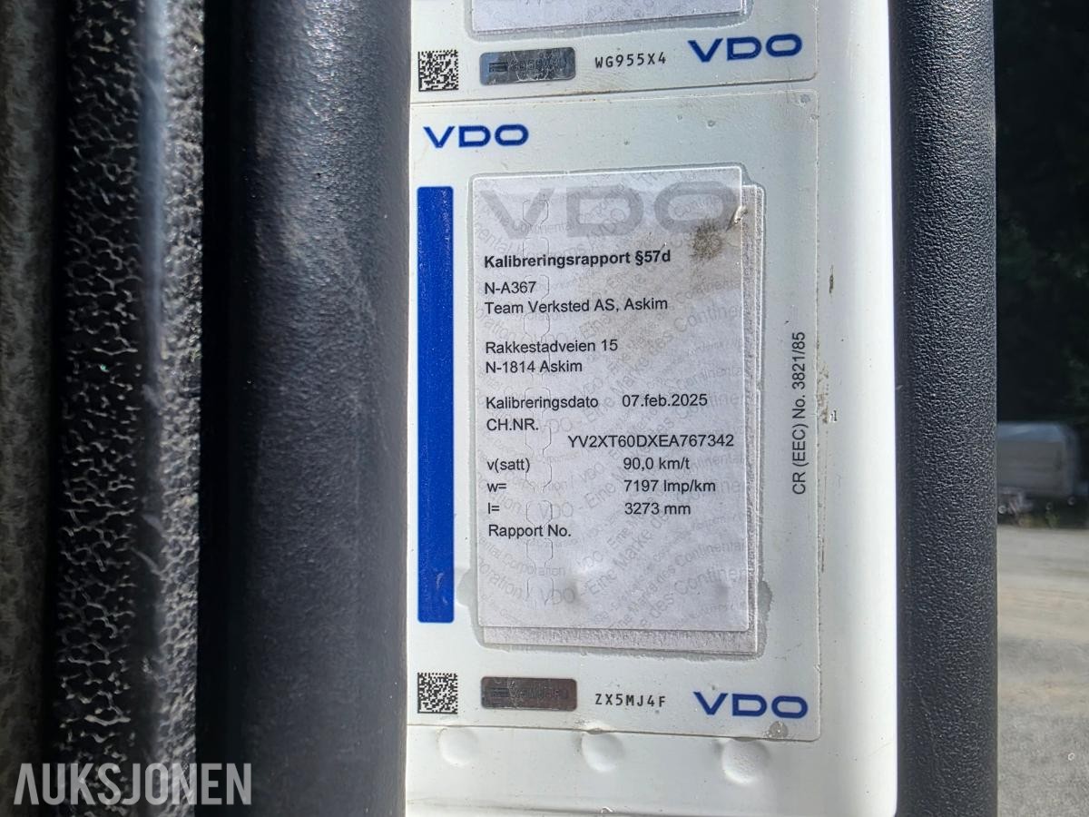 2014 Volvo FMX 540 6x4 tippbil, Sörling tippkasse