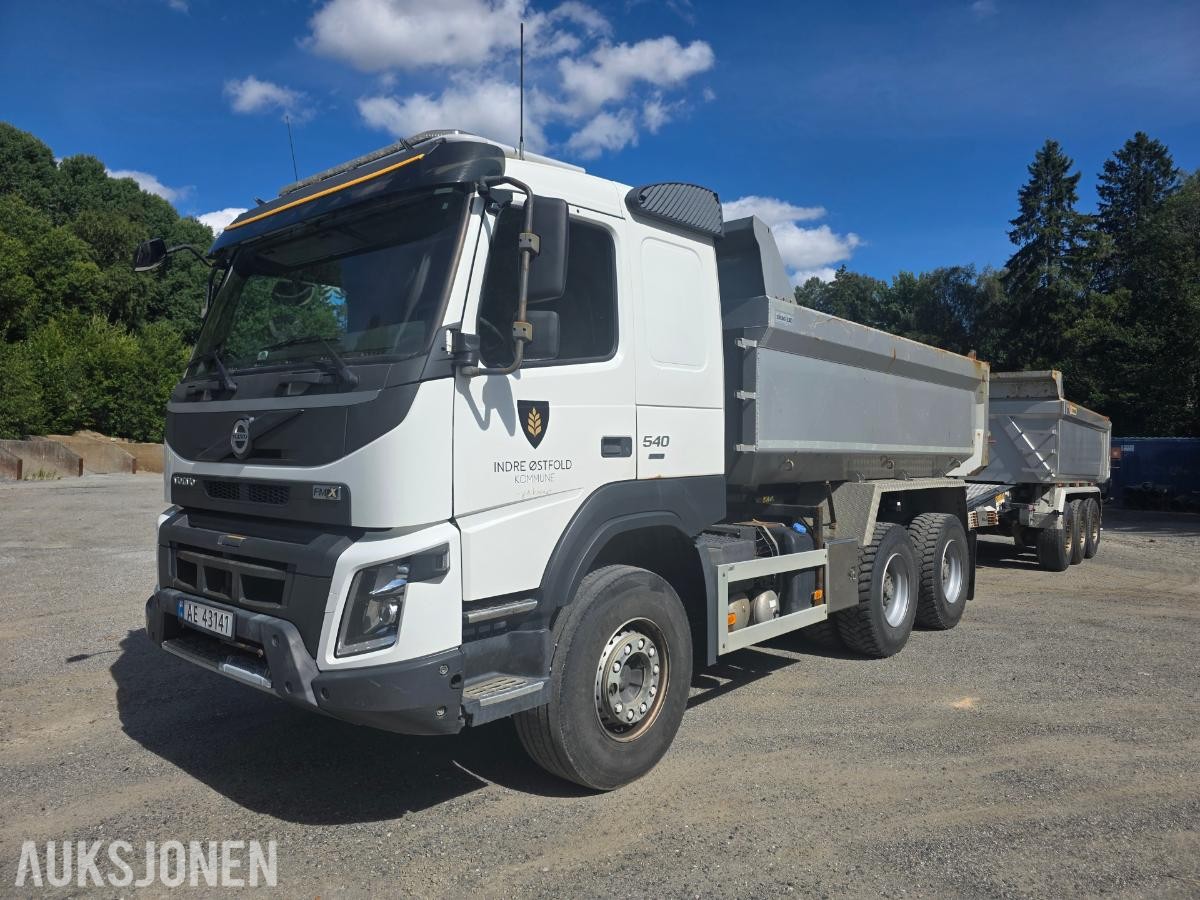 2014 Volvo FMX 540 6x4 tippbil, Sörling tippkasse