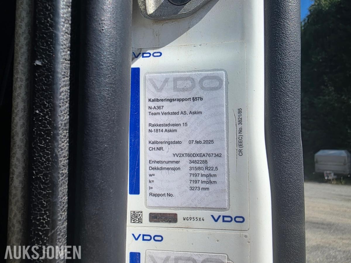 2014 Volvo FMX 540 6x4 tippbil, Sörling tippkasse