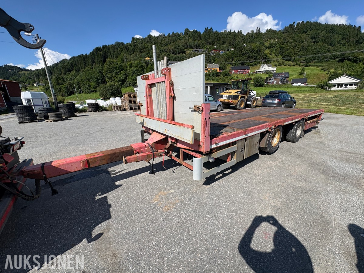 Istrail 2-akslet påhengsvogn – luftunderstell – akselløft – 15 450 kg nyttelast