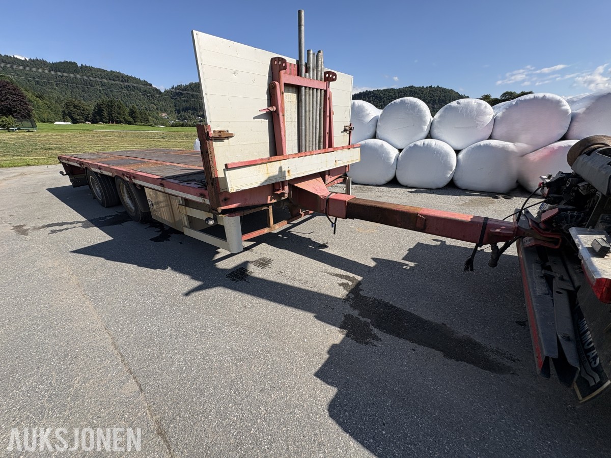 Istrail 2-akslet påhengsvogn – luftunderstell – akselløft – 15 450 kg nyttelast