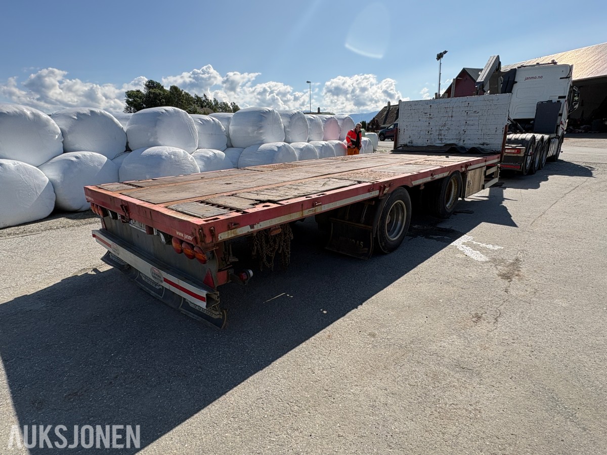 Istrail 2-akslet påhengsvogn – luftunderstell – akselløft – 15 450 kg nyttelast