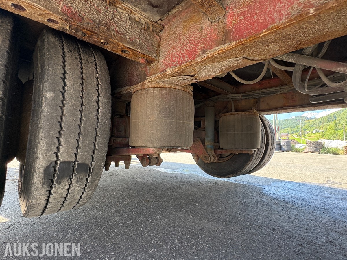 Istrail 2-akslet påhengsvogn – luftunderstell – akselløft – 15 450 kg nyttelast