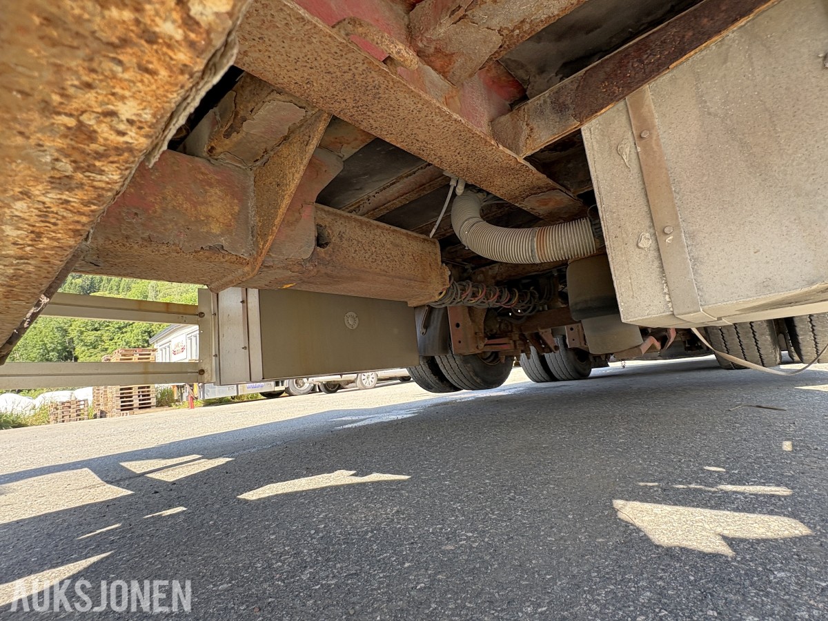 Istrail 2-akslet påhengsvogn – luftunderstell – akselløft – 15 450 kg nyttelast