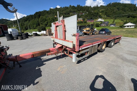 Istrail 2-akslet påhengsvogn – luftunderstell – akselløft – 15 450 kg nyttelast