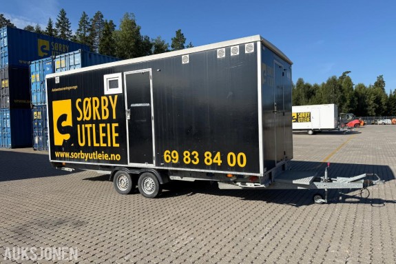2014 Scanvogn med ren og skitten sone - skiftebrakke