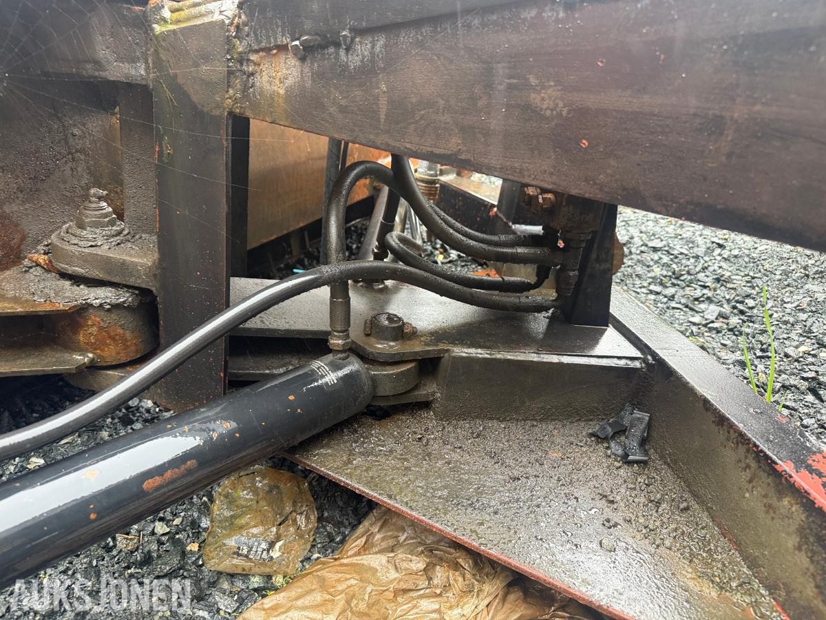 Holms TKH-101-400 4,0 m snøskjær / diagonalplog – hydraulisk sving – hjullasterfeste