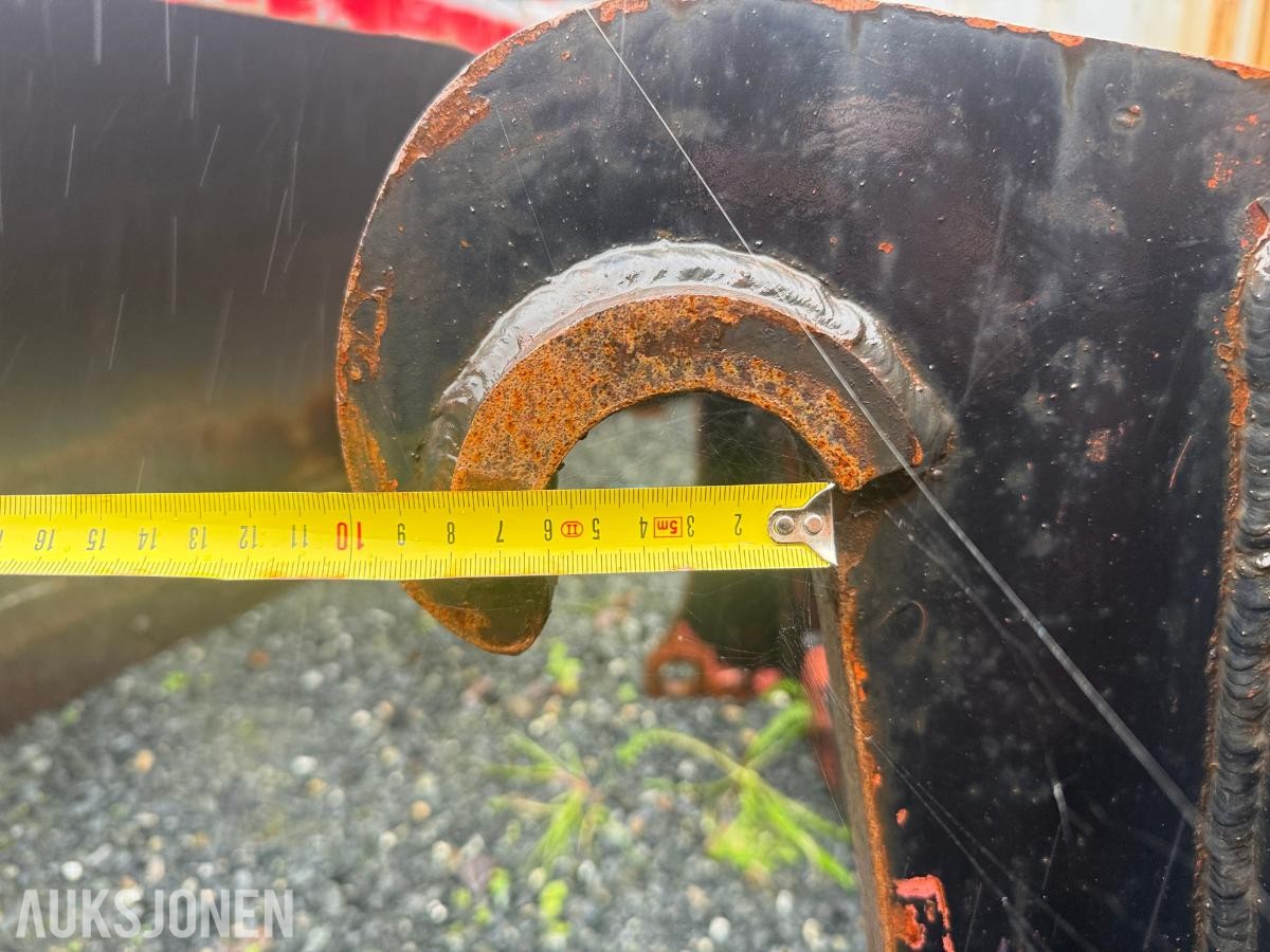 Holms TKH-101-400 4,0 m snøskjær / diagonalplog – hydraulisk sving – hjullasterfeste
