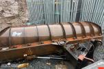 Holms TKH-101-400 4,0 m snøskjær / diagonalplog – hydraulisk sving – hjullasterfeste